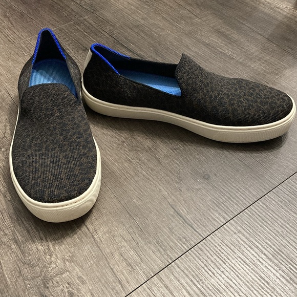 Rothy’s Espresso Spot Original Slip on Sneakers- Size 8 - Picture 2 of 6